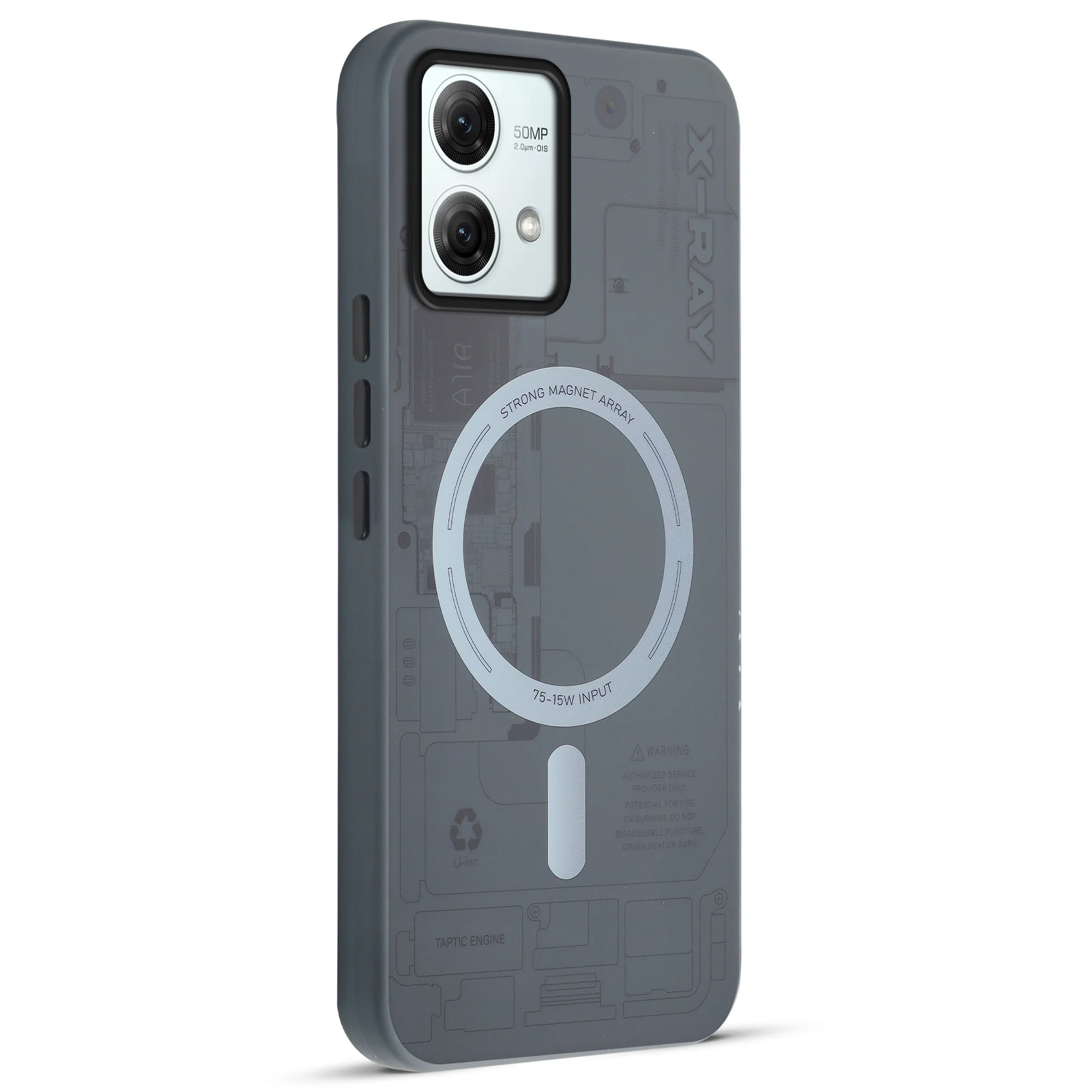 Mechanical Circuit Print Hard Back Cover For Motorola Moto G84 5G - Image 48