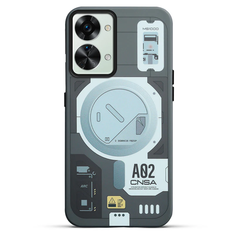 Mechanical Circuit Print Hard Back Cover For OnePlus Nord 2T 5G - Image 17