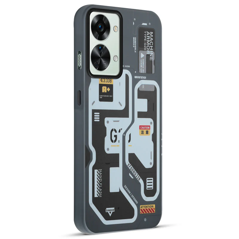 Mechanical Circuit Print Hard Back Cover For OnePlus Nord 2T 5G - Image 3