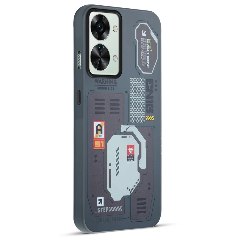 Mechanical Circuit Print Hard Back Cover For OnePlus Nord 2T 5G - Image 43