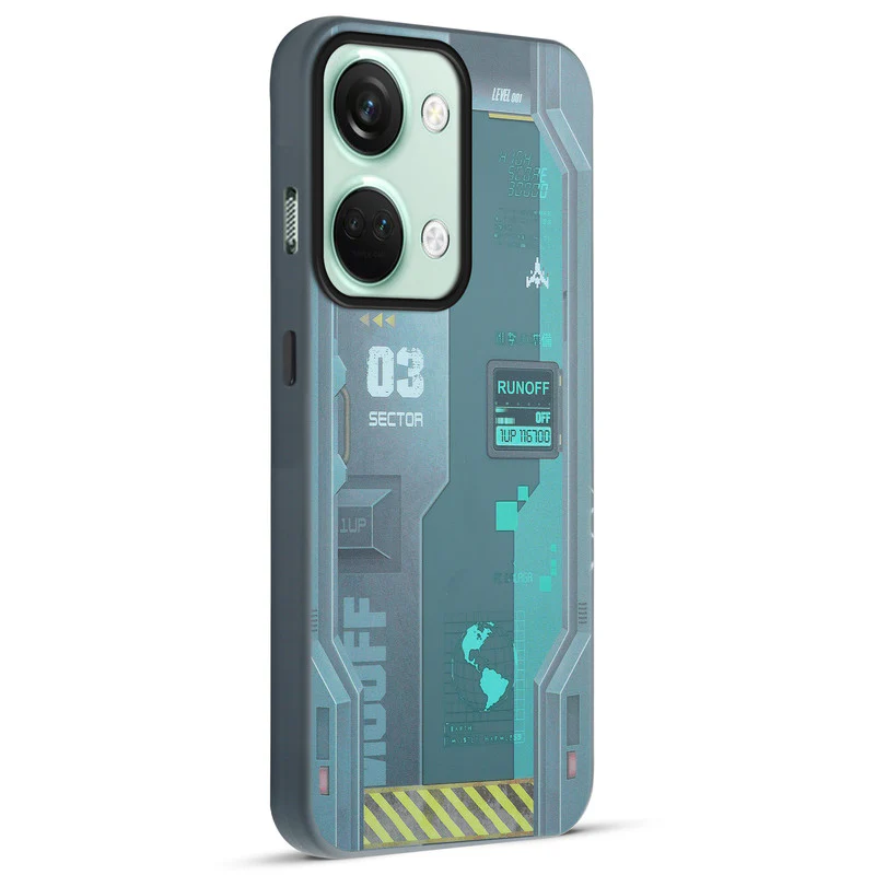 Mechanical Circuit Print Hard Back Cover For OnePlus Nord 3 5G - Image 28