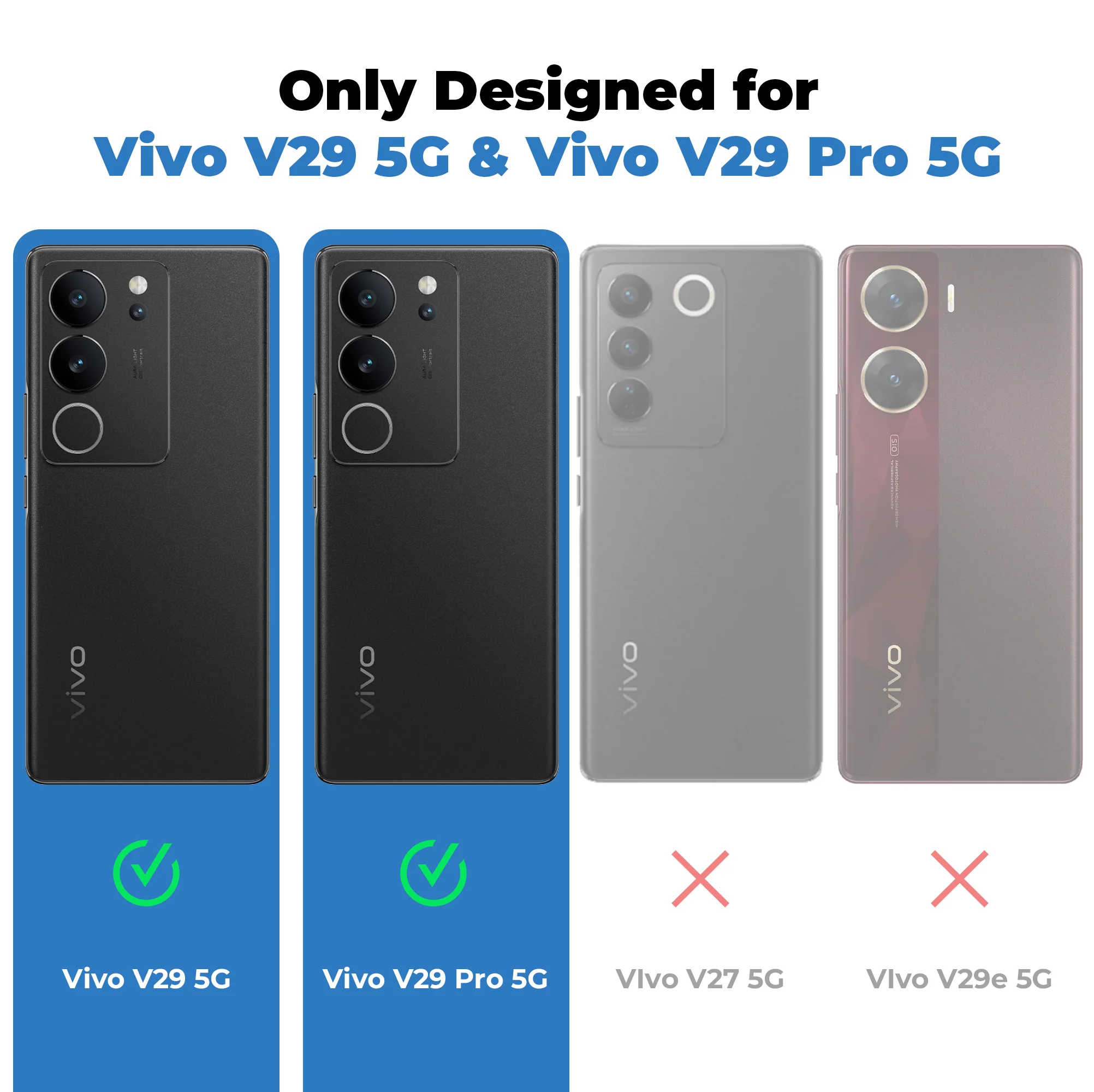 Soft Frame Clear Case For Vivo V29 5G - Image 2