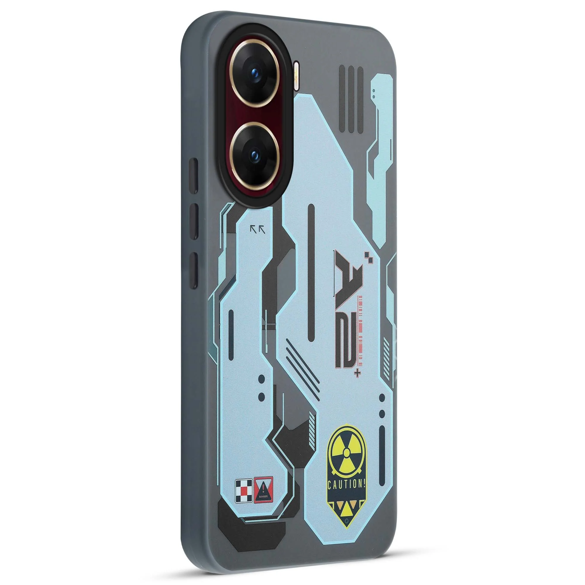 Mechanical Circuit Print Hard Back Cover For Vivo V29e 5G - Image 15