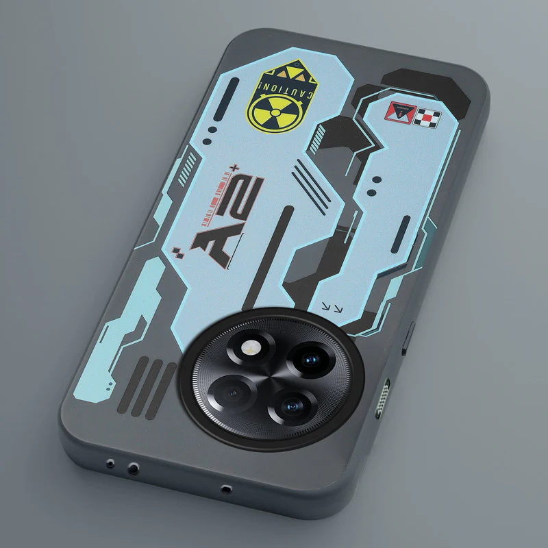Mechanical Circuit Sector Print Hard Back Cover For OnePlus 11 5G - Image 12