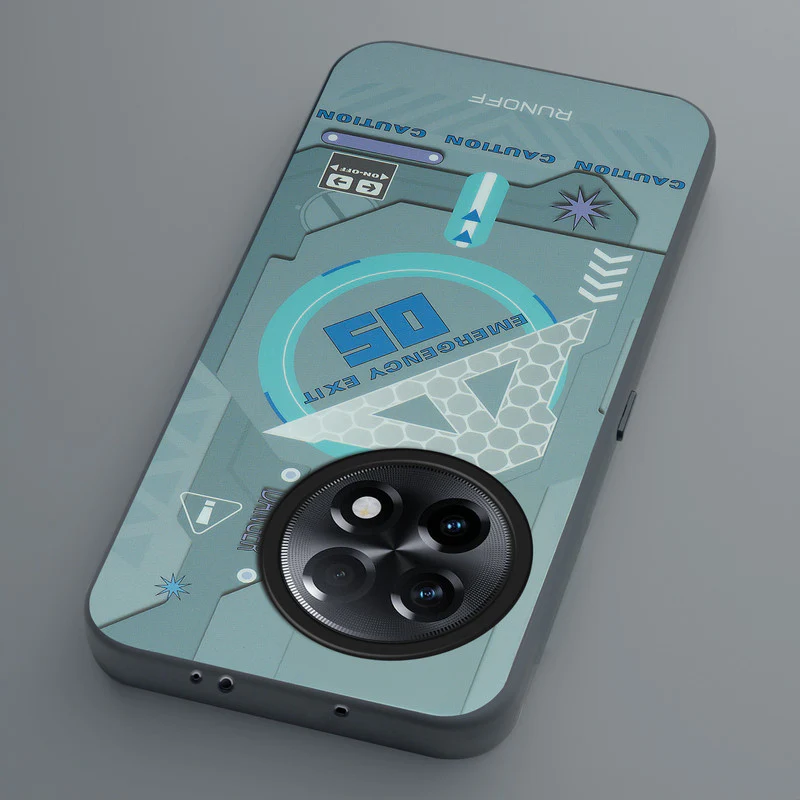 Mechanical Circuit Sector Print Hard Back Cover For OnePlus 11 5G - Image 6
