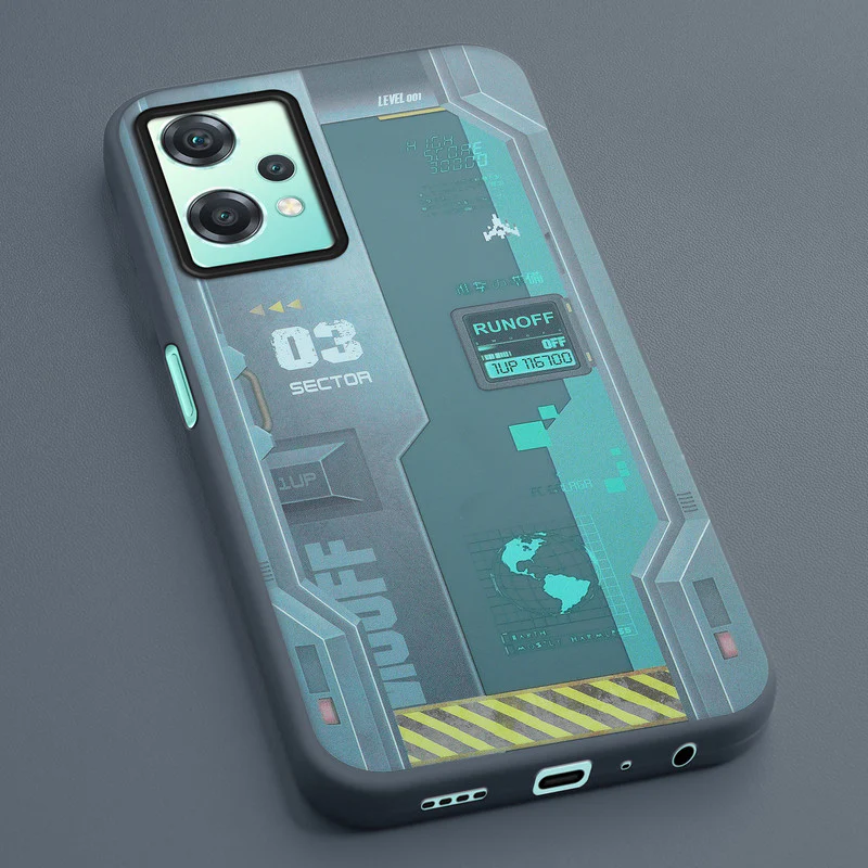Mechanical Circuit Print Hard Back Cover For OnePlus Nord CE 2 Lite 5G - Image 30