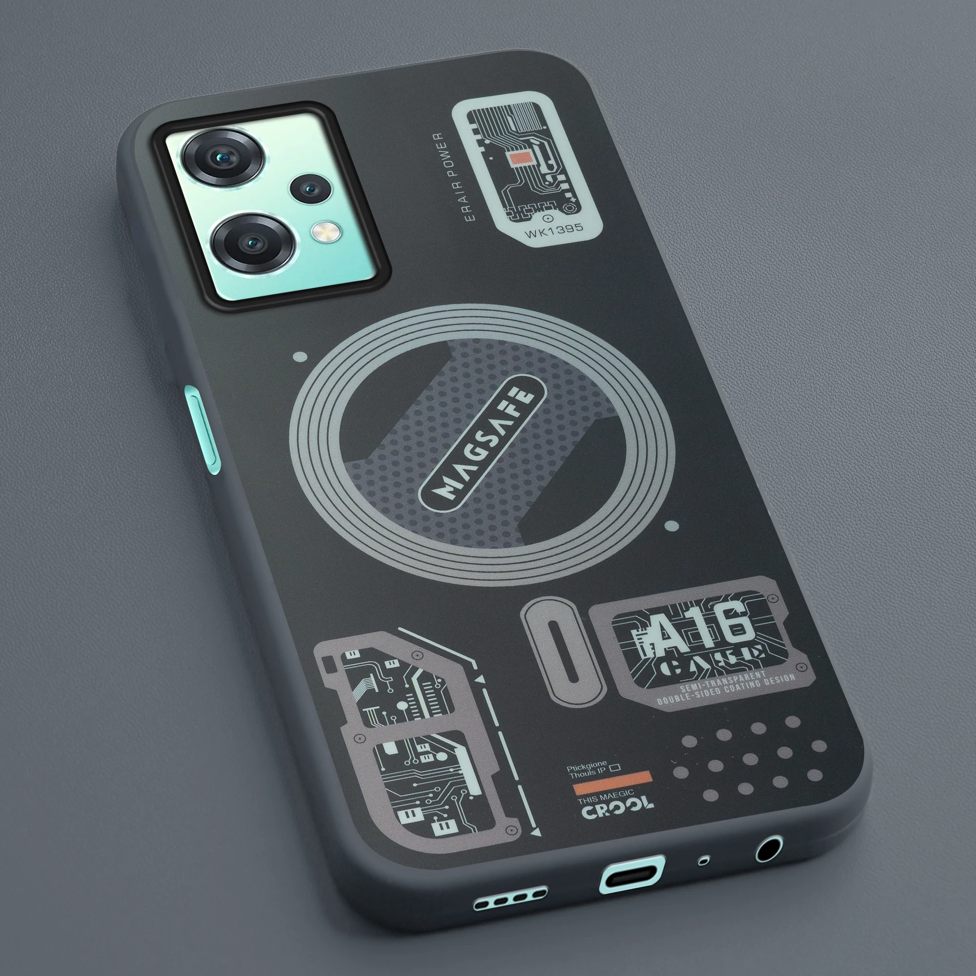 Mechanical Circuit Print Hard Back Cover For OnePlus Nord CE 2 Lite 5G - Image 36