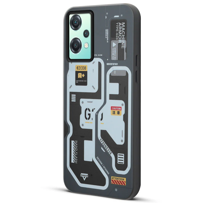 Mechanical Circuit Print Hard Back Cover For OnePlus Nord CE 2 Lite 5G - Image 4
