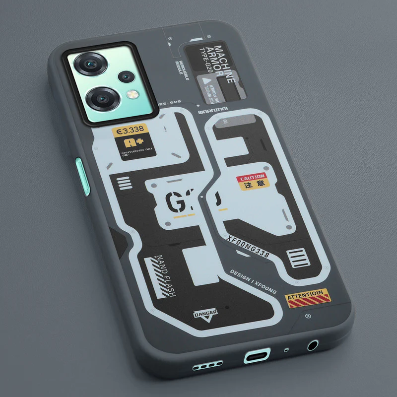 Mechanical Circuit Print Hard Back Cover For OnePlus Nord CE 2 Lite 5G - Image 5