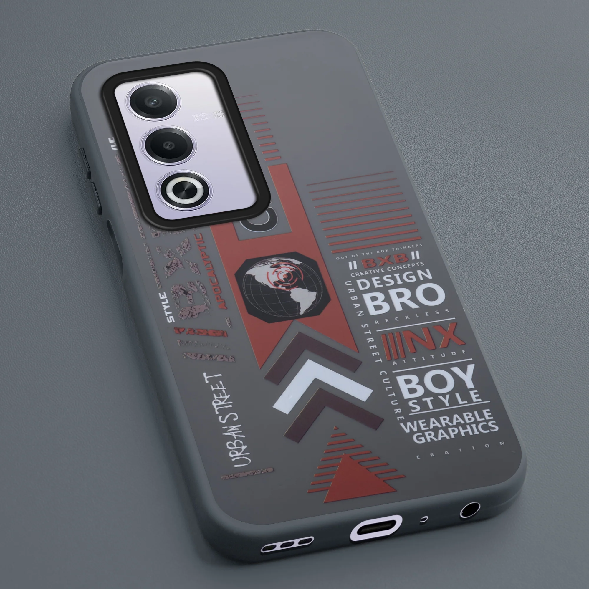 Mechanical Circuit Sector Print Hard Back Cover For Oppo A3 Pro 5G - Image 5