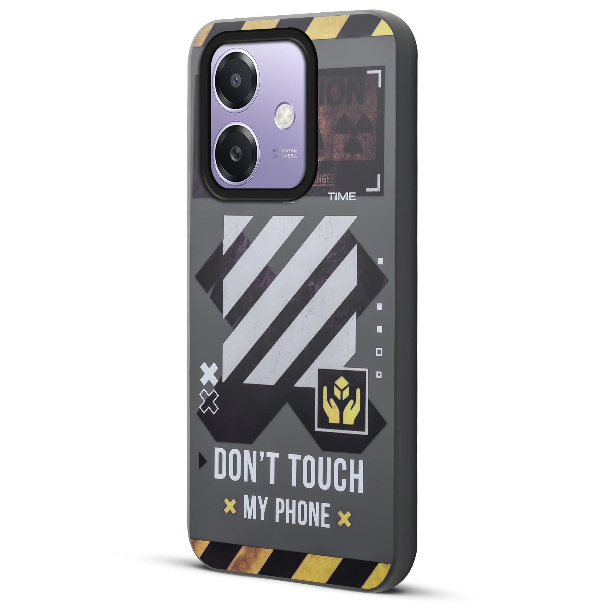 Mechanical Circuit Sector Print Hard Back Cover For Oppo A3x 4G - Image 16