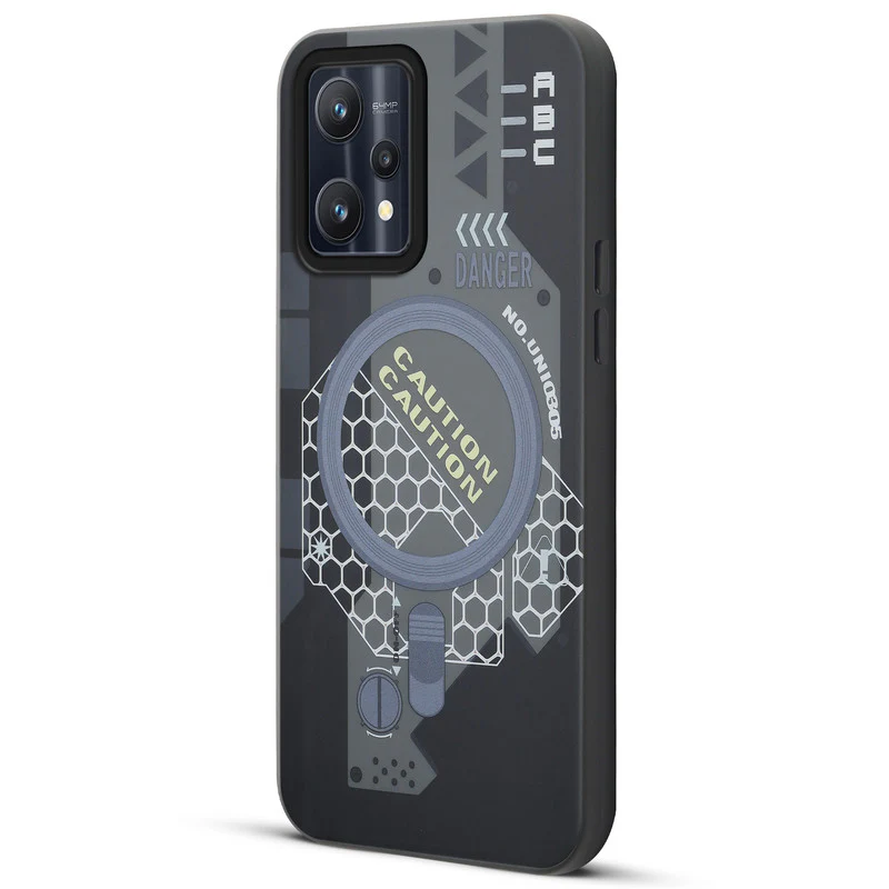 Mechanical Circuit Sector Print Hard Back Cover For Realme 9 Pro 5G - Image 10