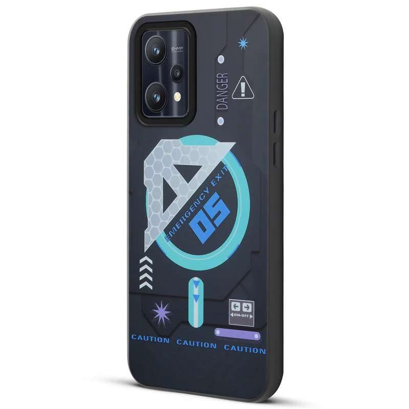 Mechanical Circuit Sector Print Hard Back Cover For Realme 9 Pro 5G - Image 16