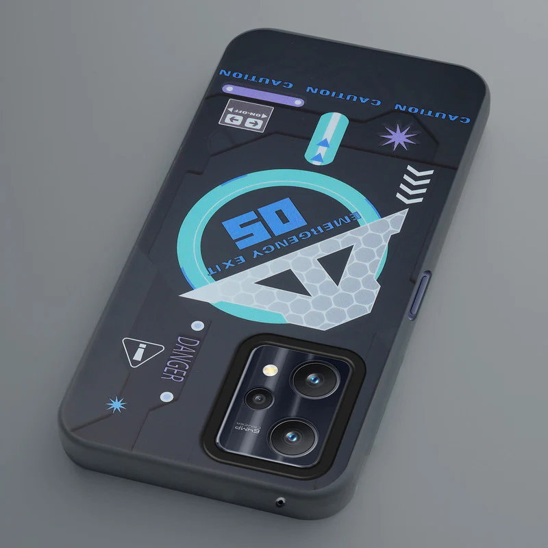 Mechanical Circuit Sector Print Hard Back Cover For Realme 9 Pro 5G - Image 18