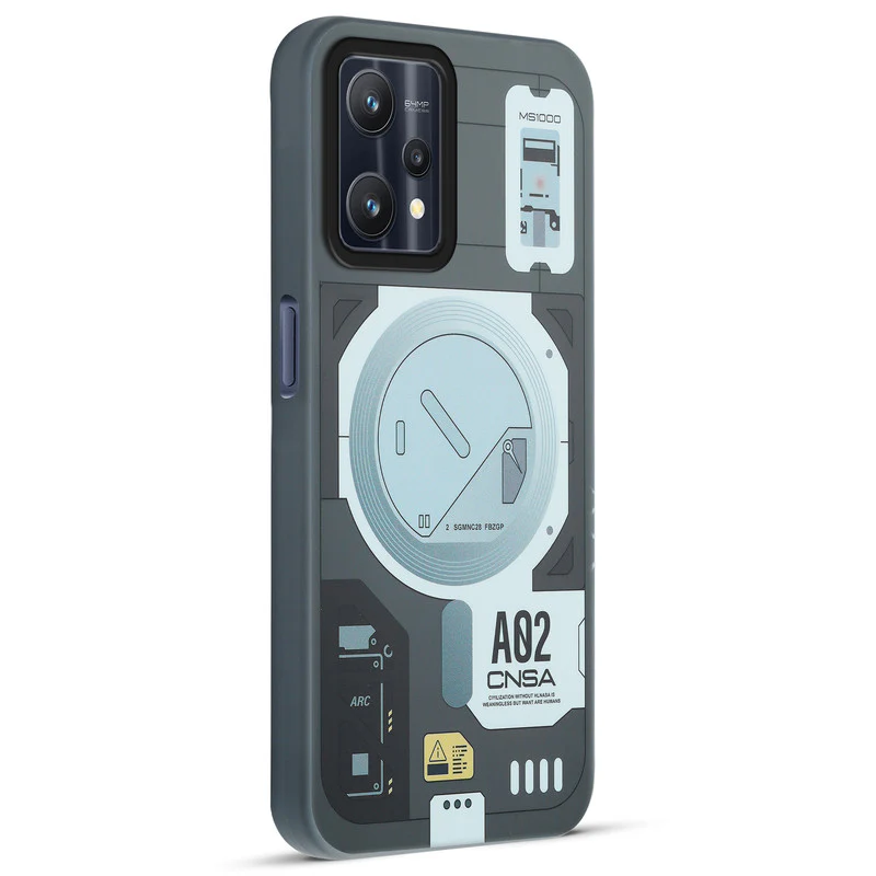 Mechanical Circuit Sector Print Hard Back Cover For Realme 9 Pro 5G - Image 21
