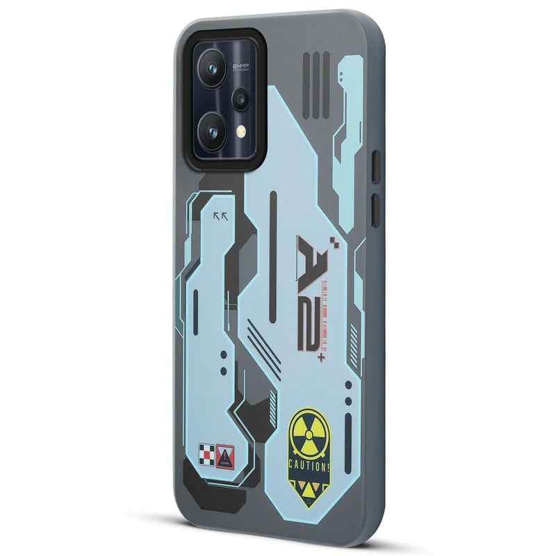 Mechanical Circuit Sector Print Hard Back Cover For Realme 9 Pro 5G - Image 28