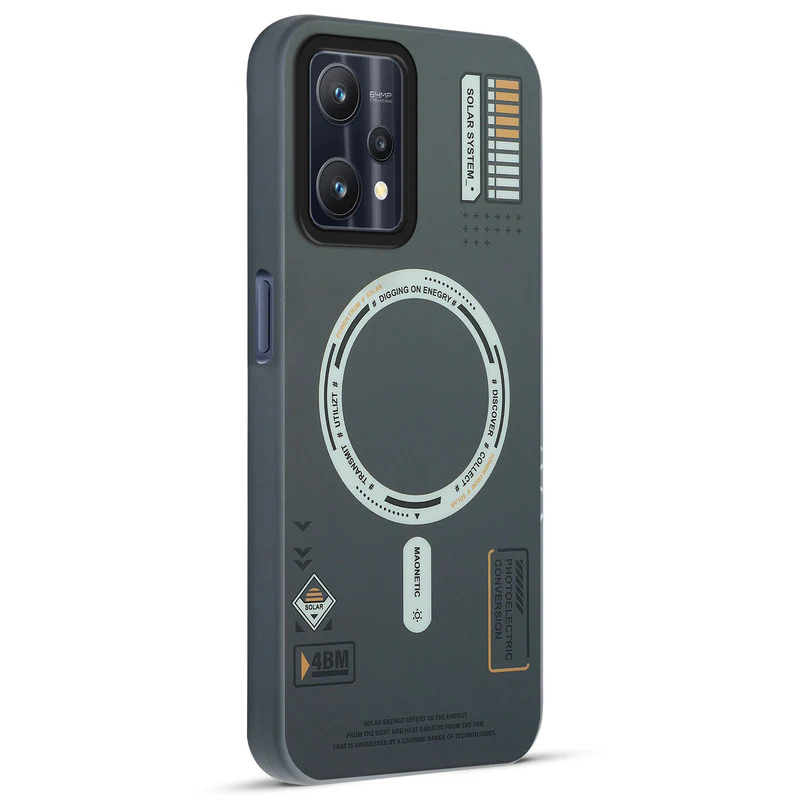 Mechanical Circuit Sector Print Hard Back Cover For Realme 9 Pro 5G - Image 39