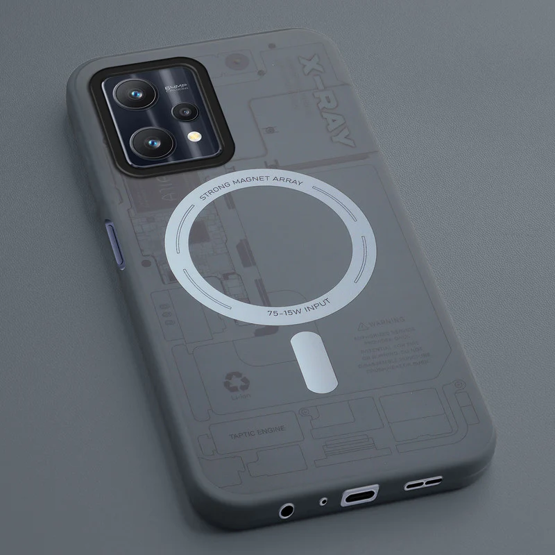 Mechanical Circuit Sector Print Hard Back Cover For Realme 9 Pro 5G - Image 59