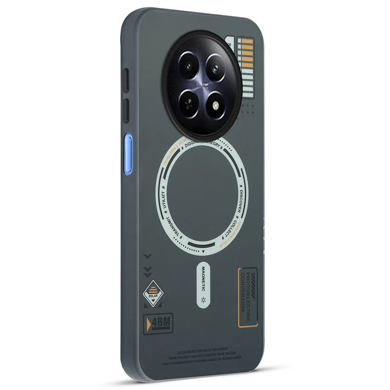 Mechanical Circuit Sector Print Hard Back Cover For Realme C65 5G - Image 33