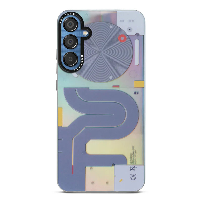Colorful Reflective Circuit Prints Hard Back Protector Case For Samsung M55 5G - Image 44