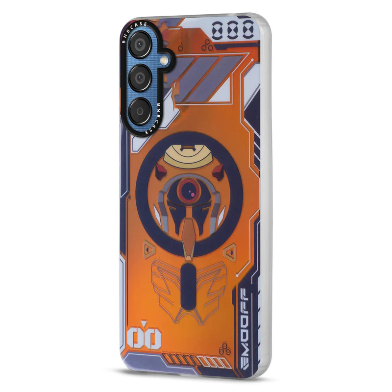 Colorful Reflective Circuit Prints Hard Back Protector Case For Samsung M55 5G - Image 8