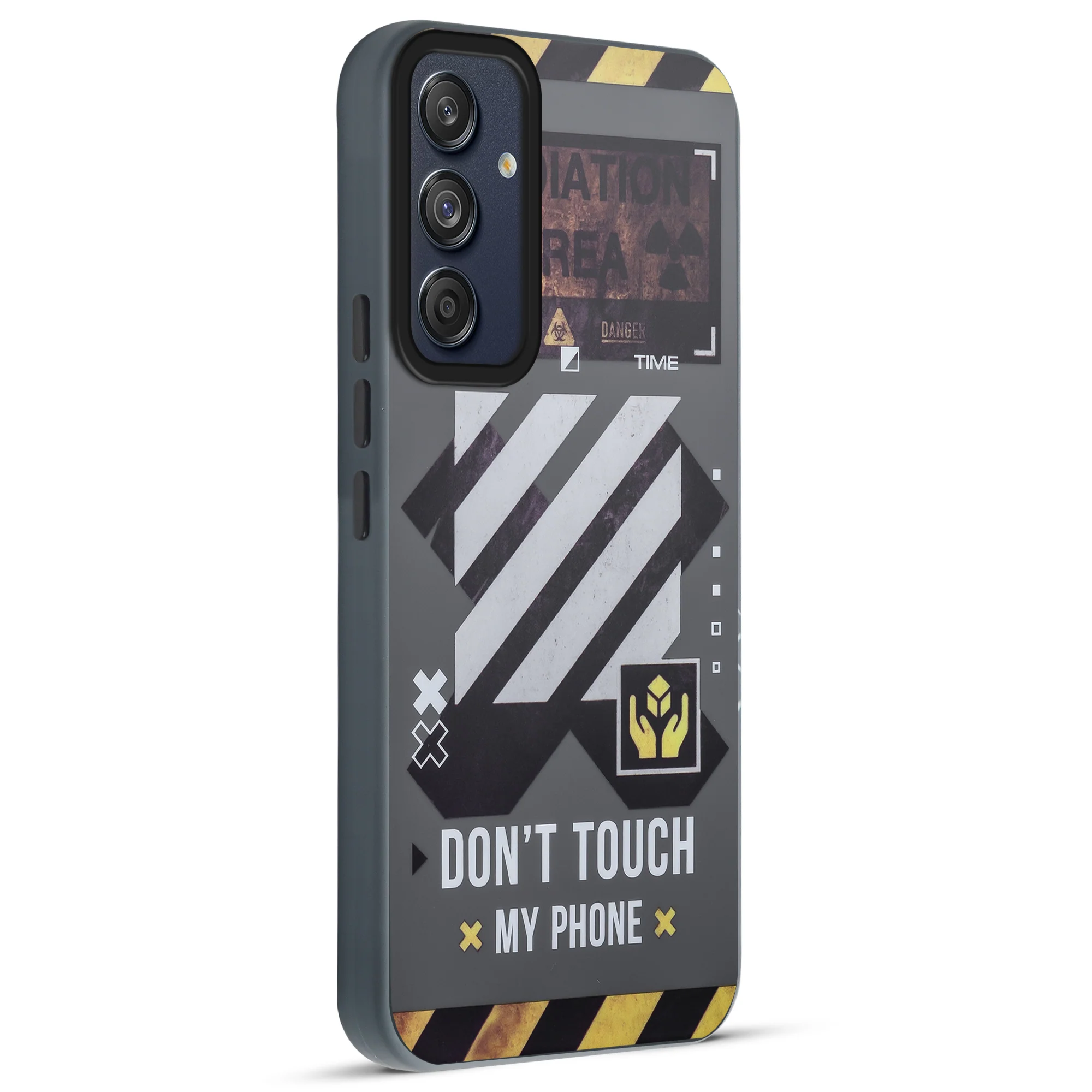 Mechanical Circuit Sector Print Hard Back Cover For Samsung M55 5G - Image 3