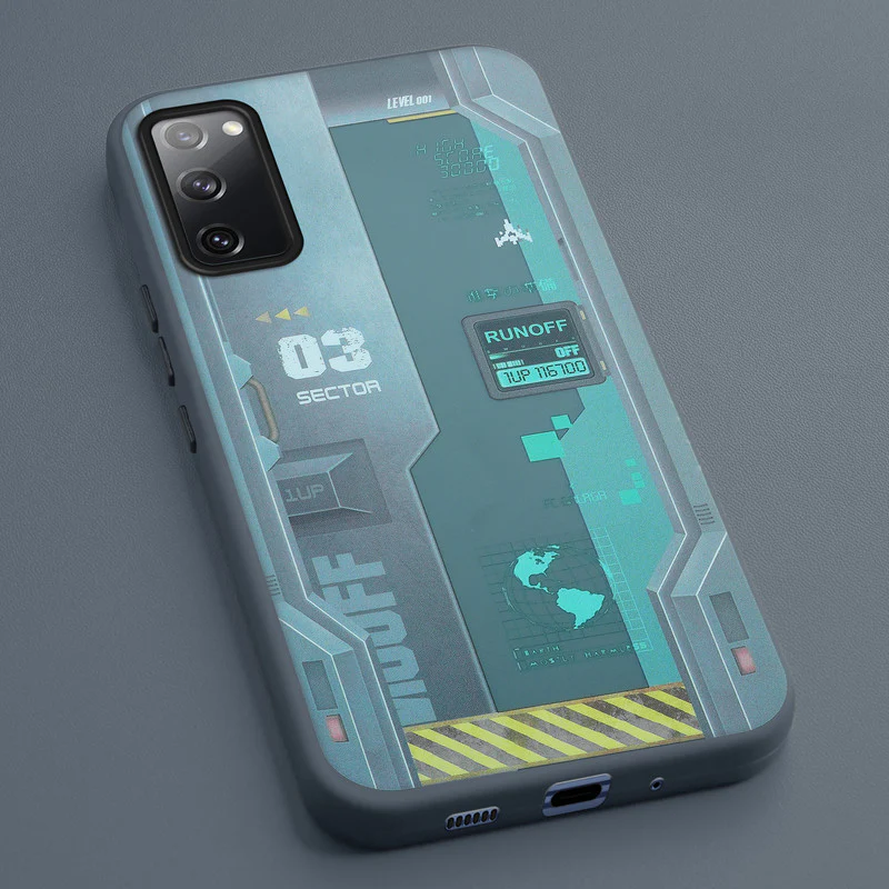 Mechanical Circuit Print Hard Back Cover For Samsung S20 FE 5G - Image 11