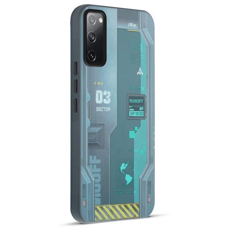 Mechanical Circuit Print Hard Back Cover For Samsung S20 FE 5G - Image 9