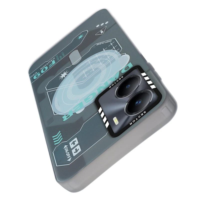 Mechanical Circuit Sector Print Hard Back Cover For Vivo T2x 5G - Image 32