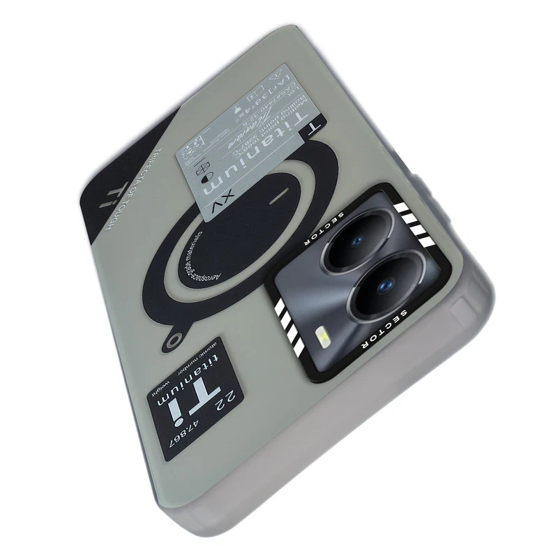 Mechanical Circuit Sector Print Hard Back Cover For Vivo T2x 5G - Image 46