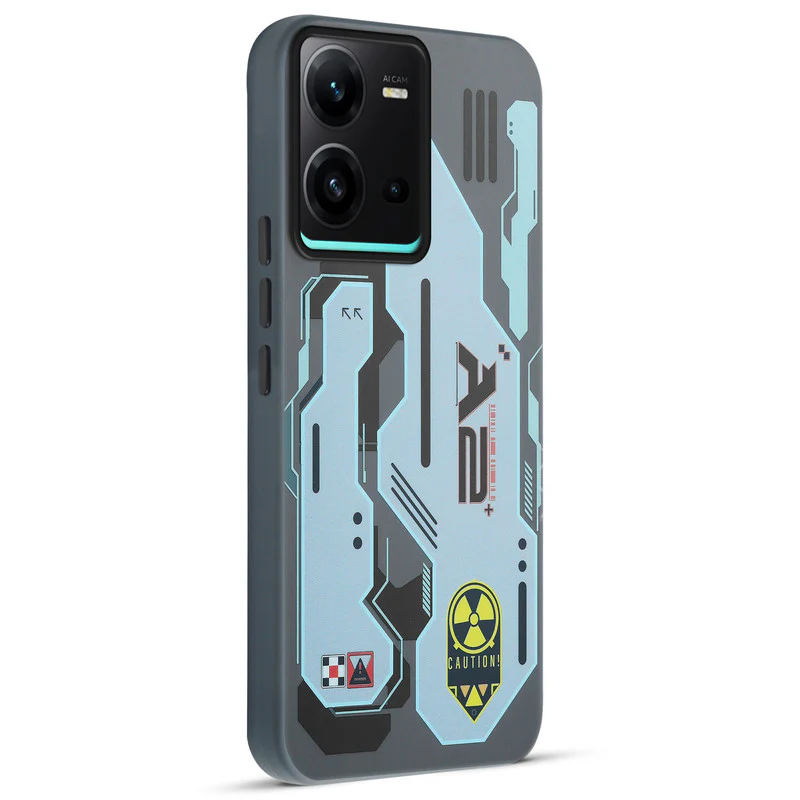 Mechanical Circuit Print Hard Back Cover For Vivo V25 5G - Image 13