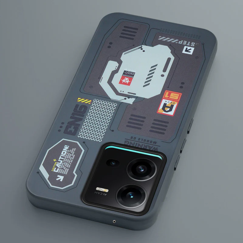 Mechanical Circuit Print Hard Back Cover For Vivo V25 5G - Image 26