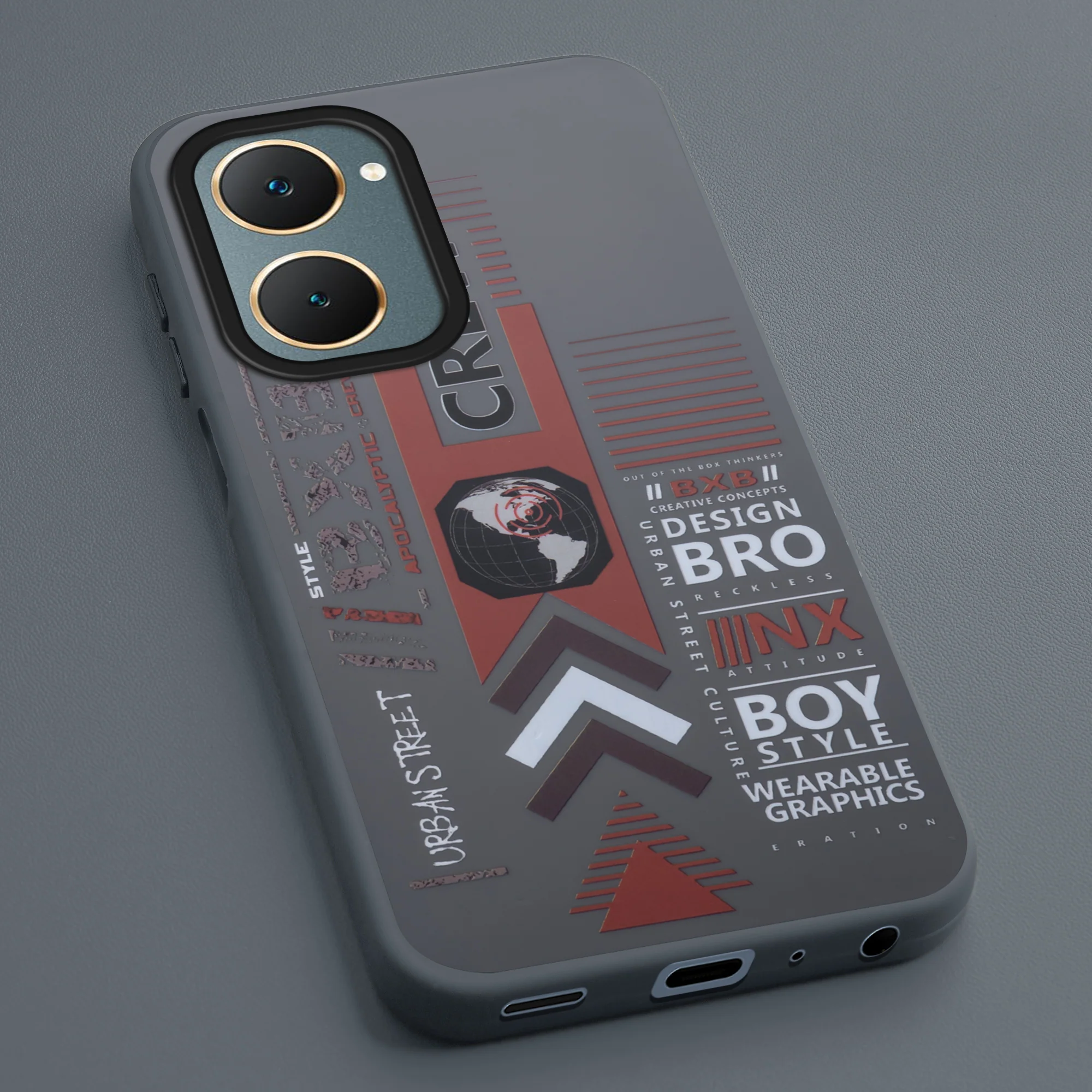 Mechanical Circuit Sector Print Hard Back Cover For Vivo Y18 - Image 5