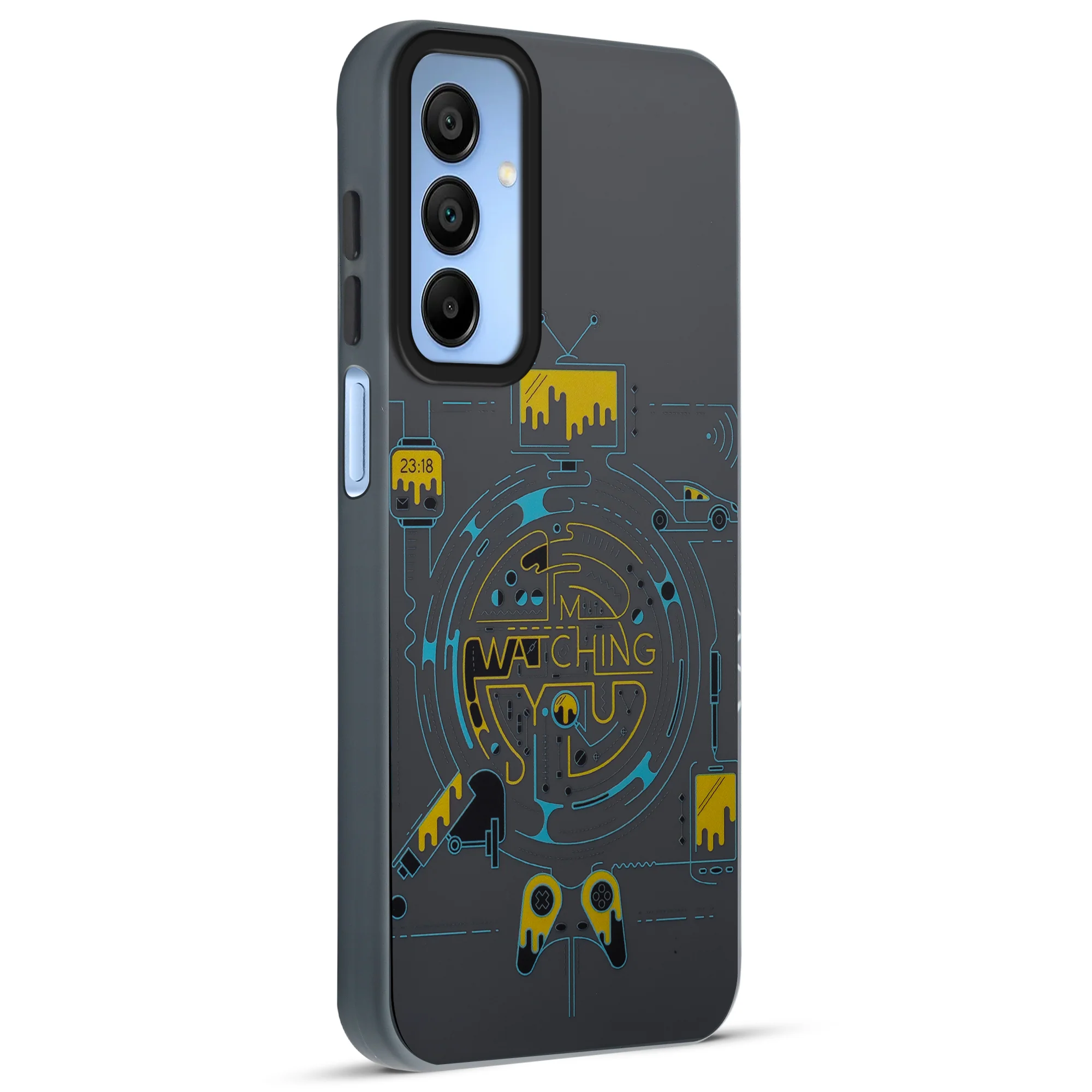 Mechanical Print Circuit Sector Print Hard Back Cover For Samsung A15 5G - Image 33