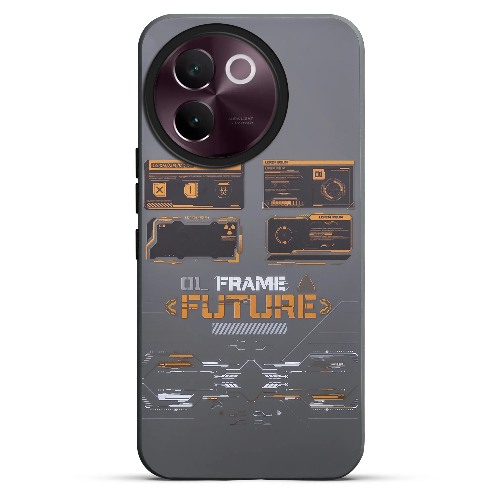Mechanical Print Circuit Sector Print Hard Back Cover For Vivo V30e 5G - Image 7