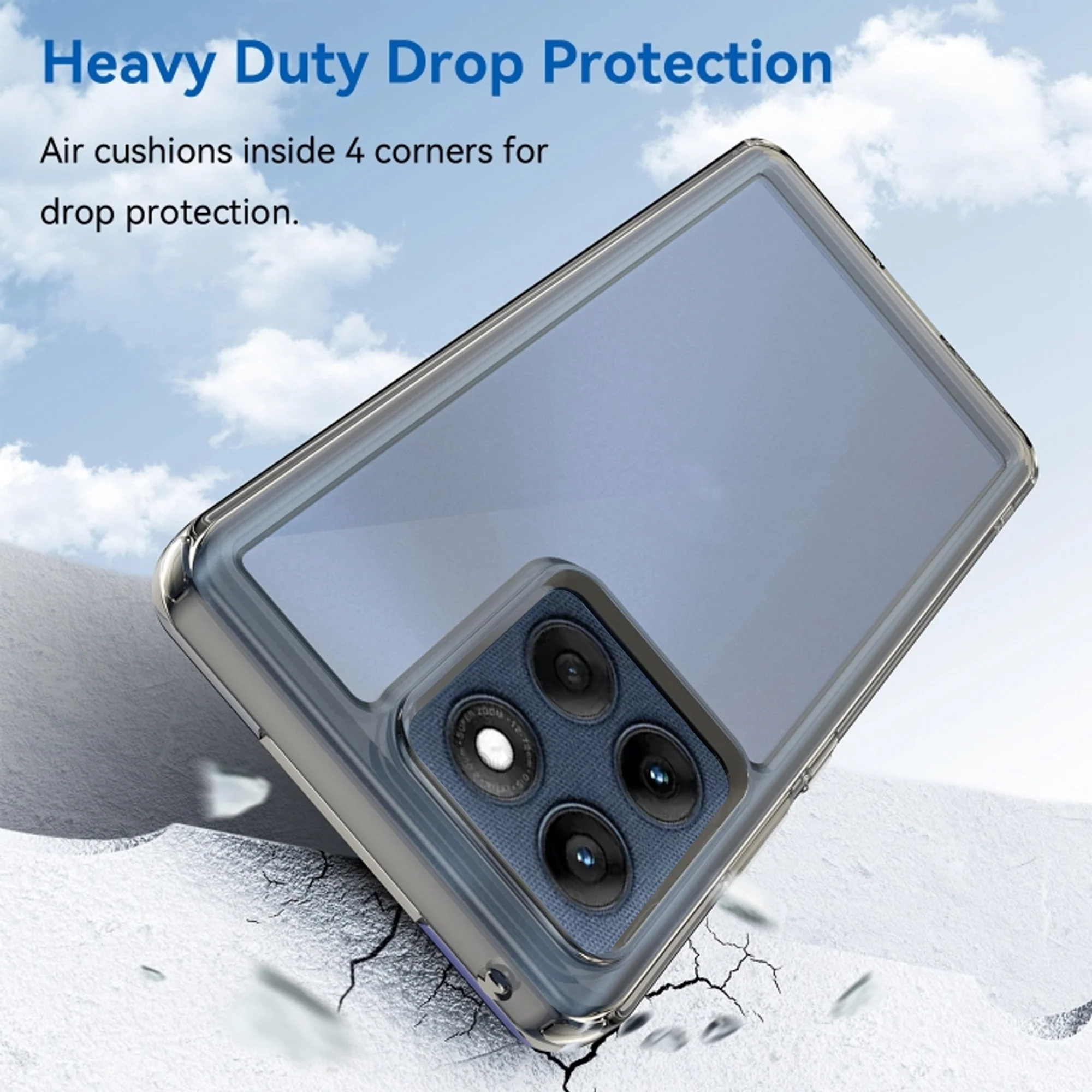 Hybrid Hard Back Case For Motorola Edge 60 5G - Image 9