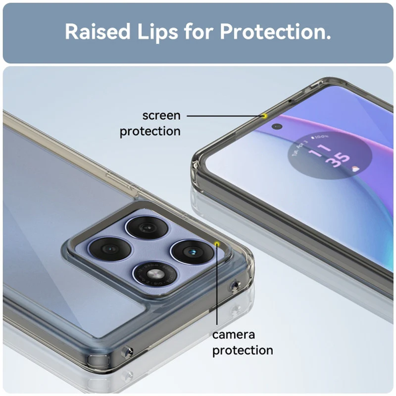 Hybrid Hard Back Case For Motorola Edge 60 Fusion 5G - Image 5