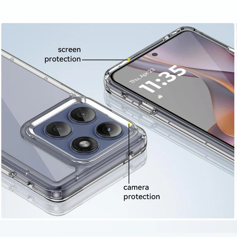 Hybrid Hard Back Case For Motorola Edge 60 Pro 5G - Image 11