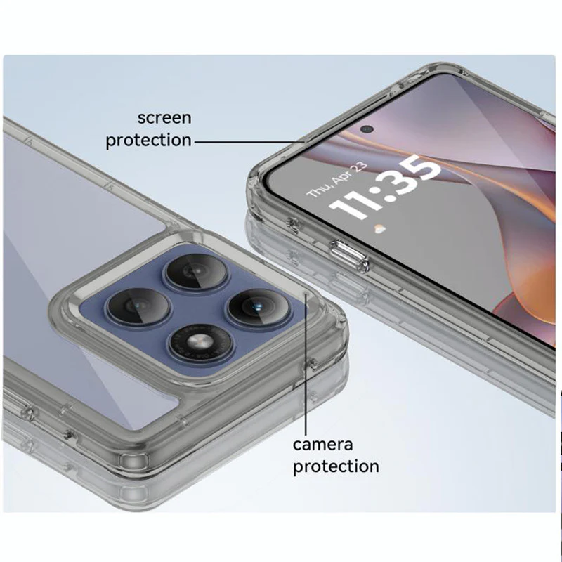 Hybrid Hard Back Case For Motorola Edge 60 Pro 5G - Image 5