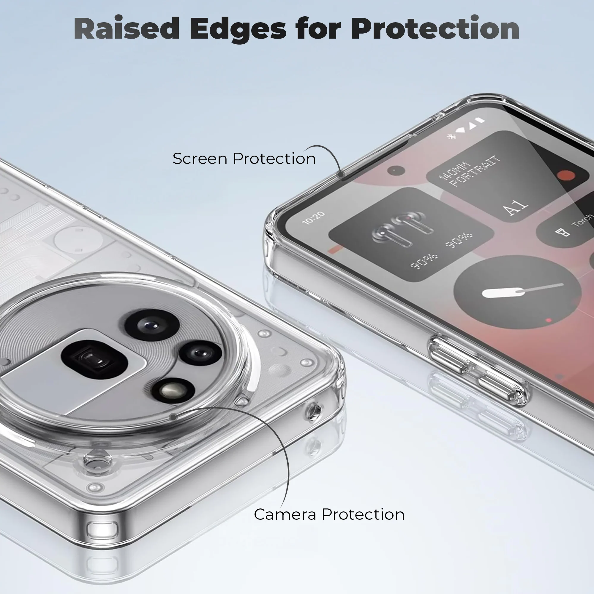 Hybrid Hard Back Case For Nothing Phone 3A Pro - Image 5