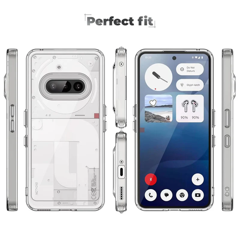 Hybrid Hard Back Case For Nothing Phone 3A - Image 10