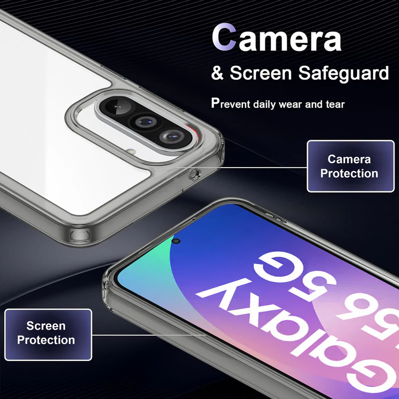 Hybrid Hard Back Case For Samsung F56 5G - Image 11
