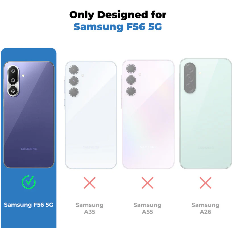 Hybrid Hard Back Case For Samsung F56 5G - Image 2