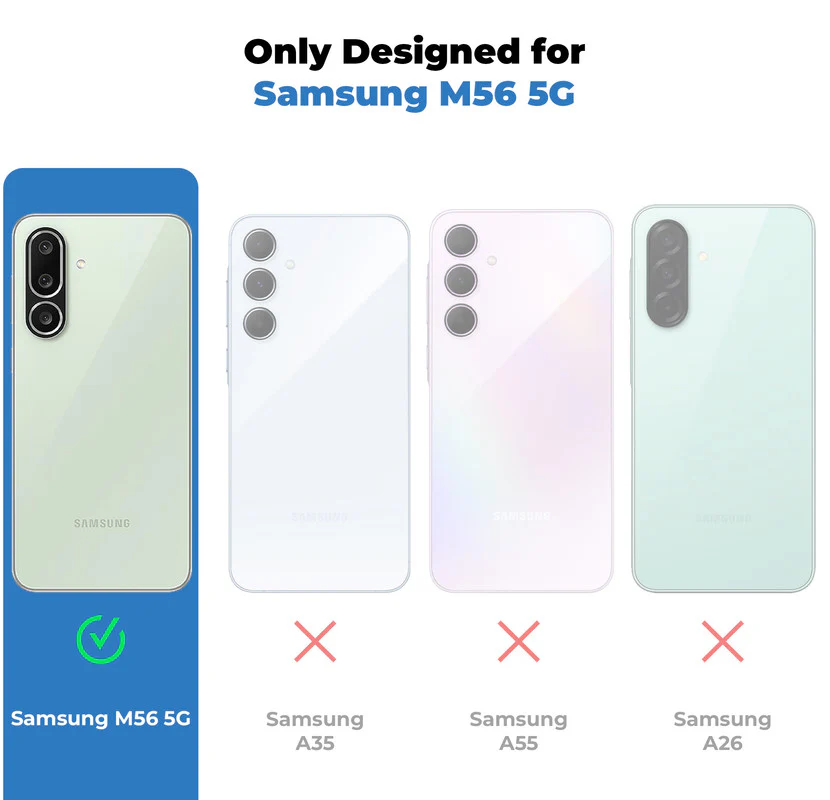 Hybrid Hard Back Case For Samsung M56 5G - Image 2