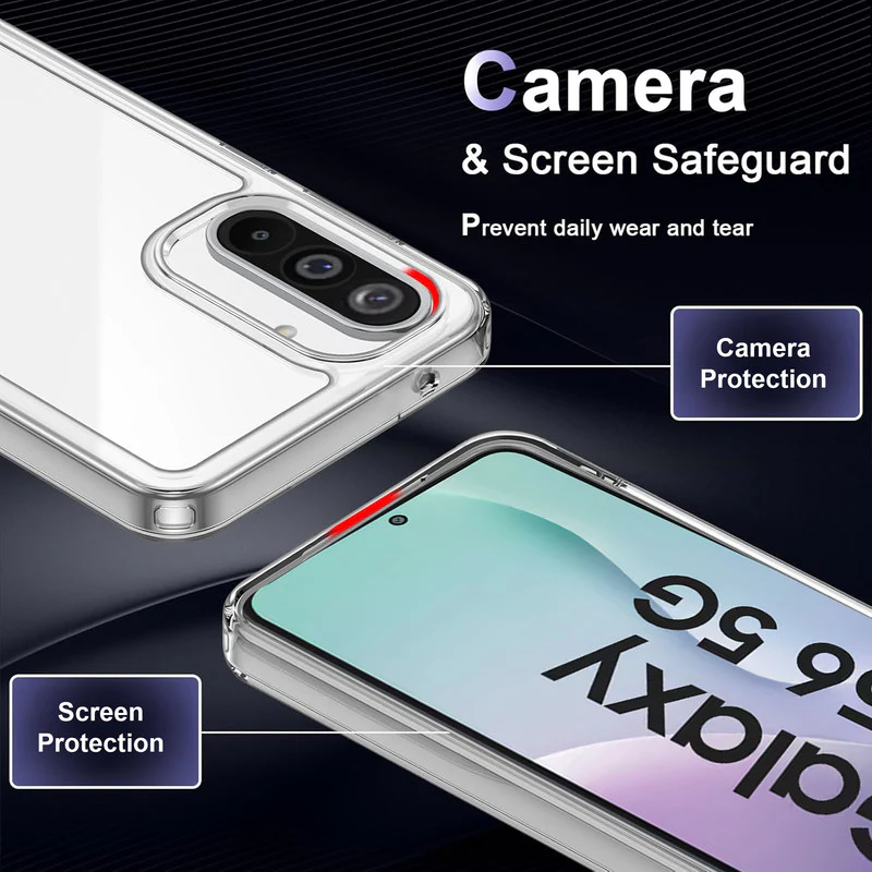 Hybrid Hard Back Case For Samsung M56 5G - Image 5