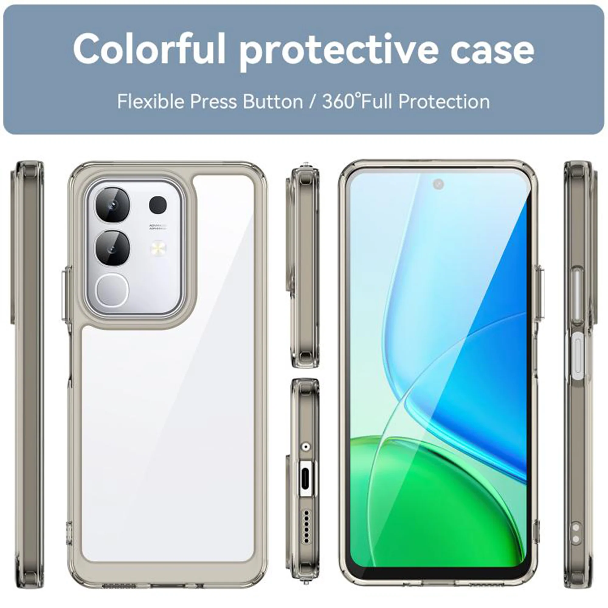 Hybrid Hard Back Case For Vivo T4x 5G - Image 10