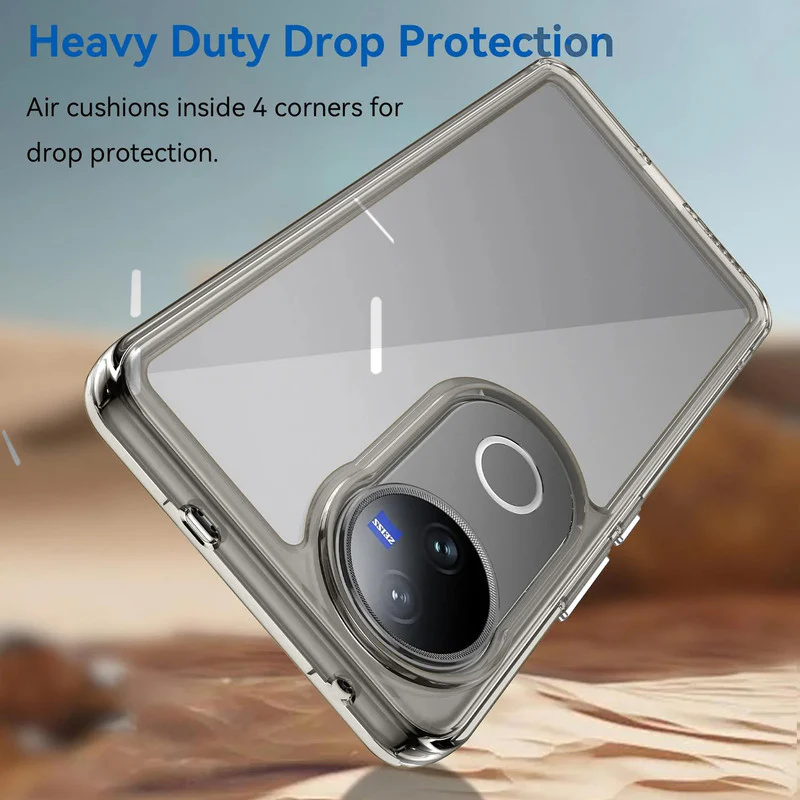 Hybrid Hard Back Case For Vivo V50 5G - Image 9