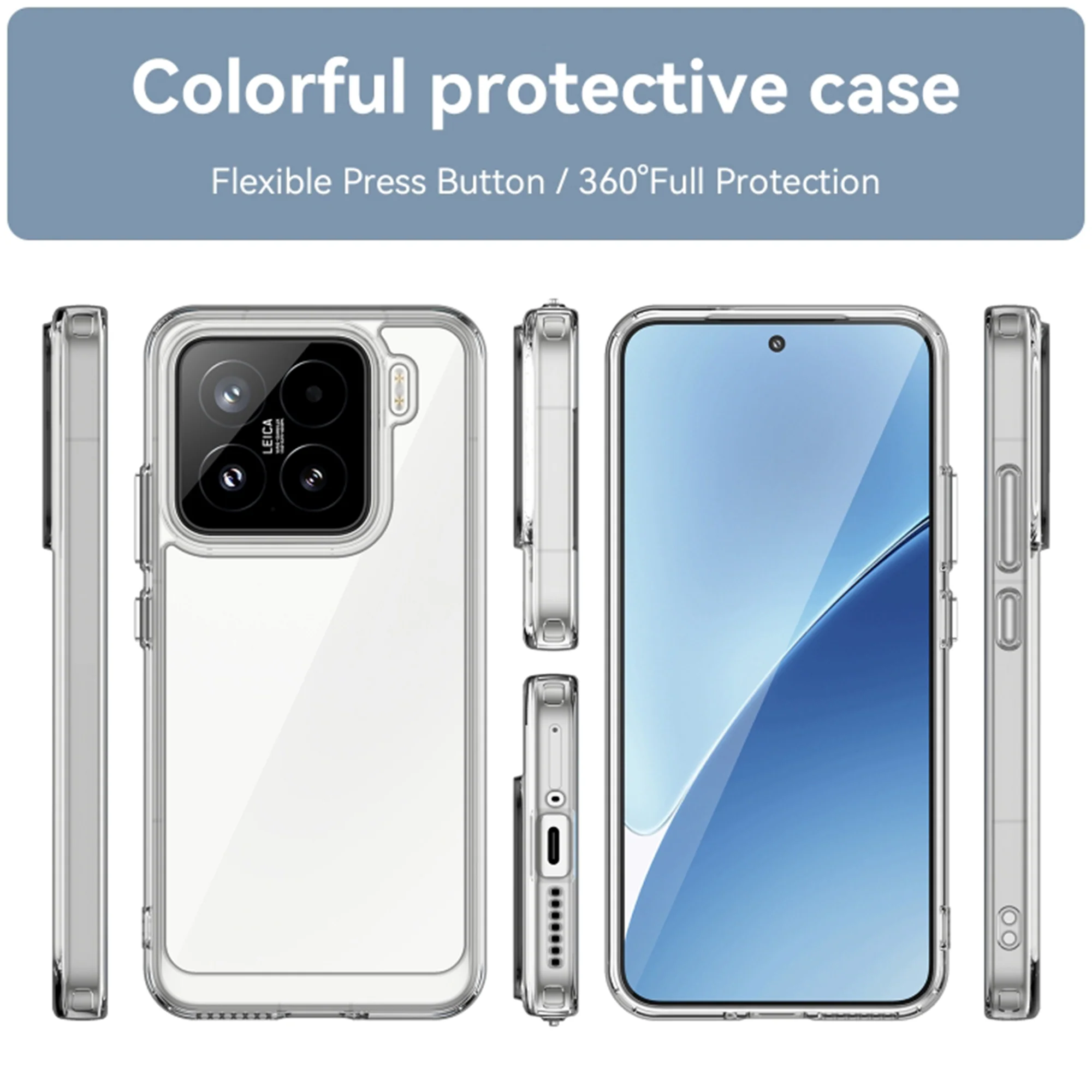Hybrid Hard Back Case For Xiaomi 15 5G - Image 4