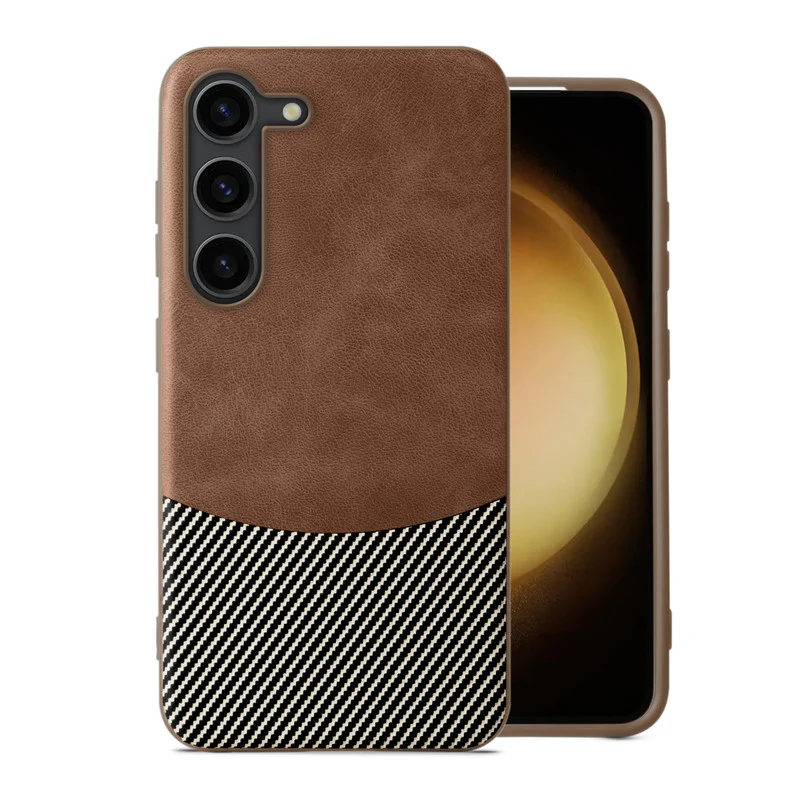 Modern Hybrid PU Leather Case For Samsung S23 5G - Image 13