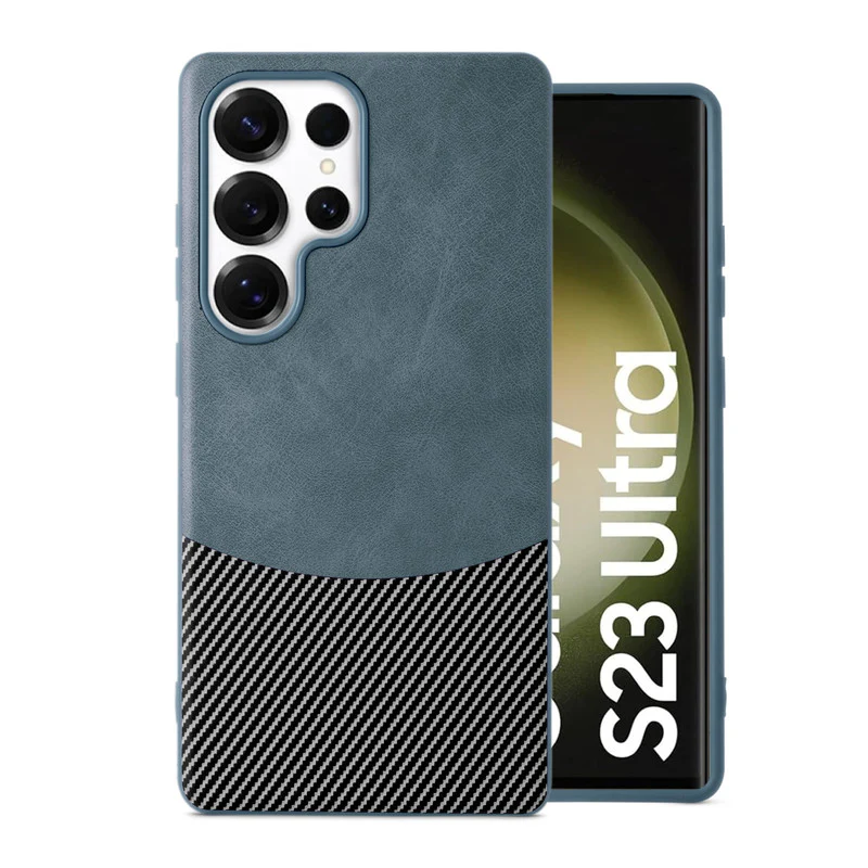 Modern Hybrid PU Leather Case For Samsung S23 Ultra 5G - Image 31